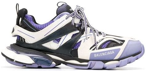 purple and white balenciaga.